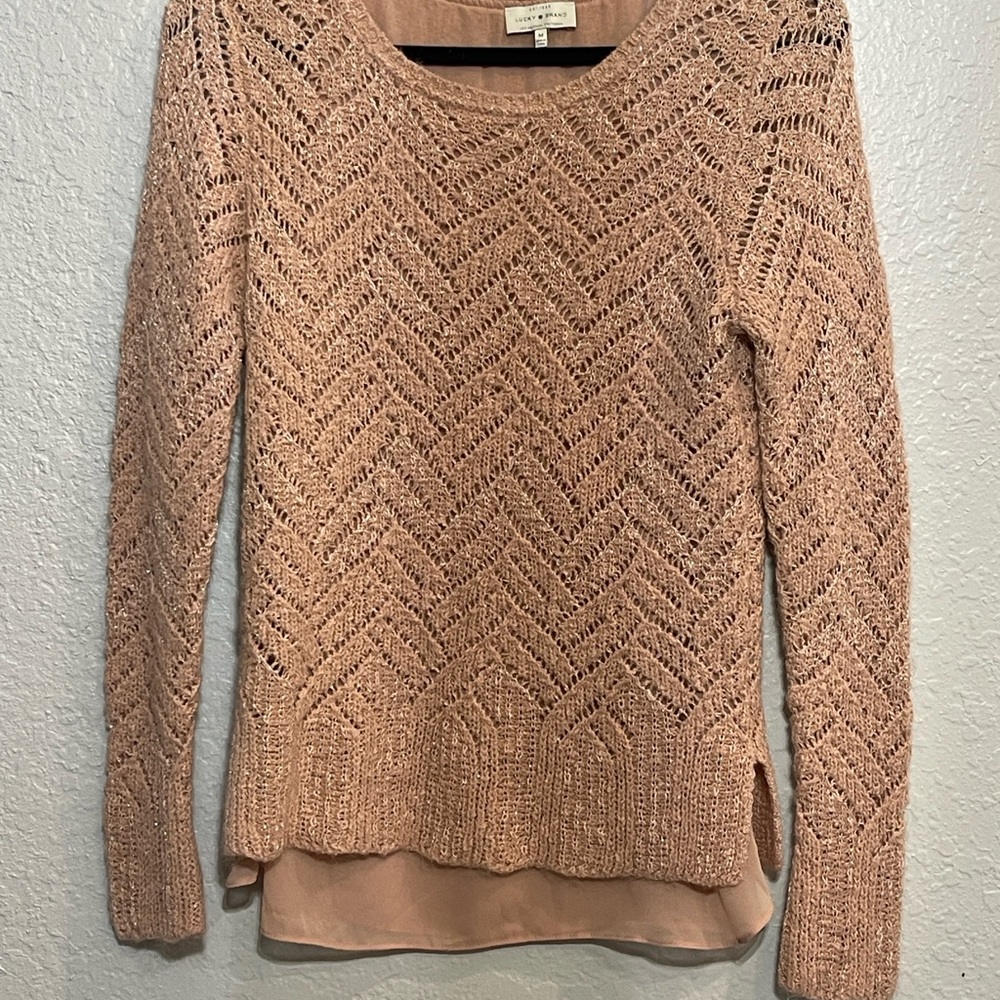 Lucky Brand Women's Beige Sweater